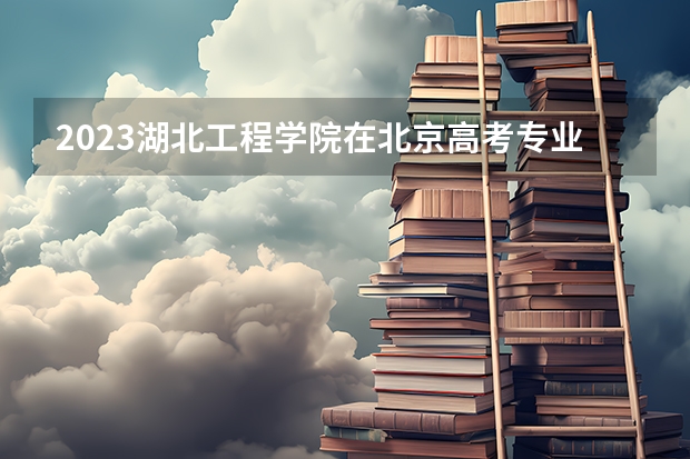 2023湖北工程学院在北京高考专业招生计划人数