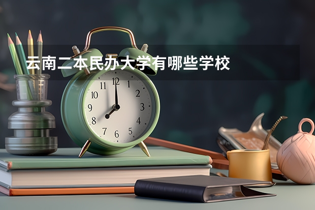 云南二本民办大学有哪些学校