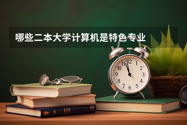 哪些二本大学计算机是特色专业