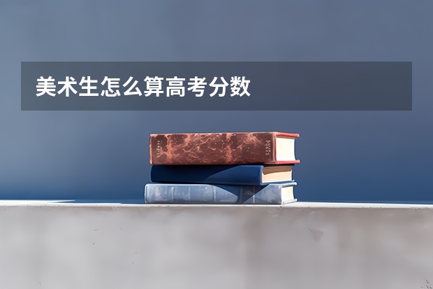 美术生怎么算高考分数