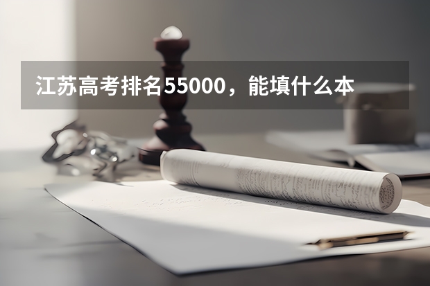 江苏高考排名55000,能填什么本二院校
