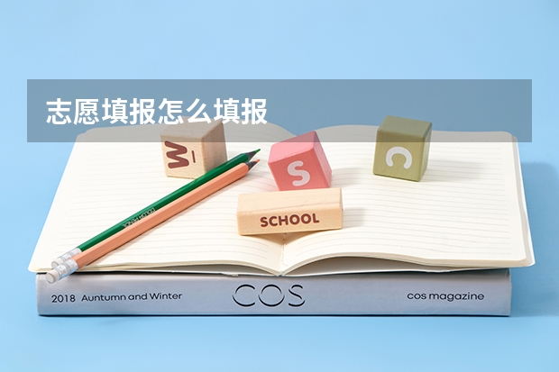 志愿填报怎么填报