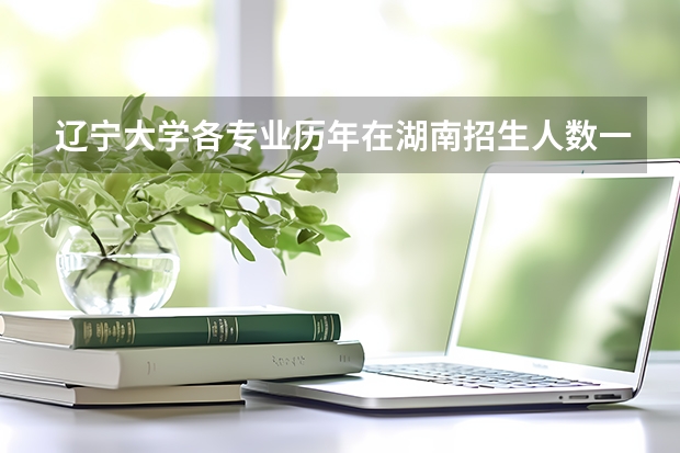 辽宁大学各专业历年在湖南招生人数一览