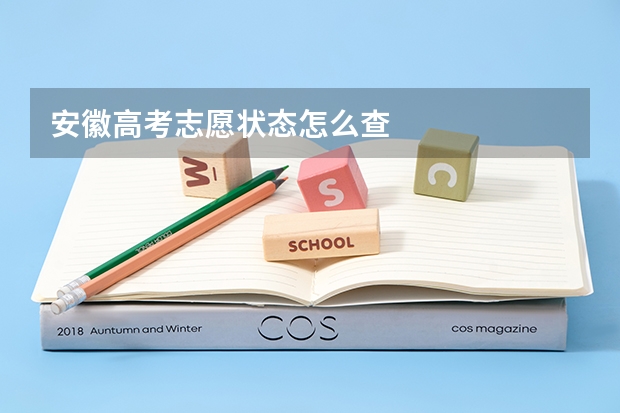 安徽高考志愿状态怎么查