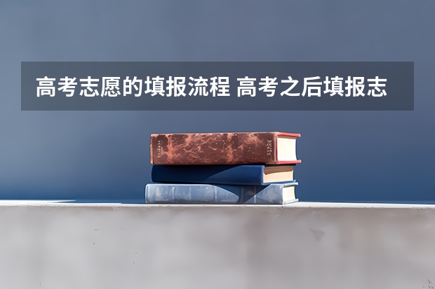 高考志愿的填报流程 高考之后填报志愿流程