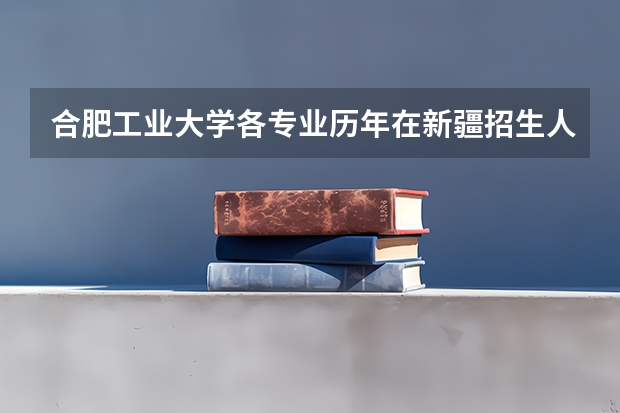 合肥工业大学各专业历年在新疆招生人数一览