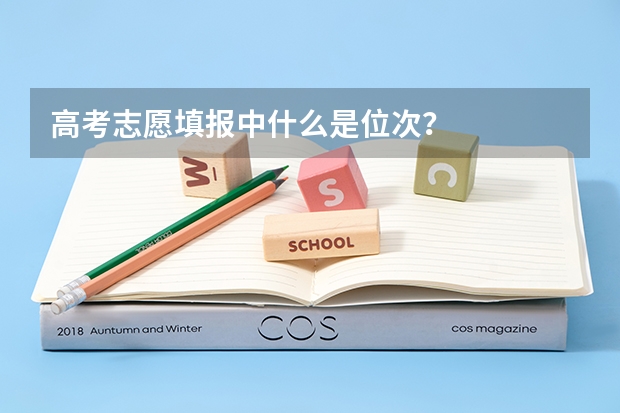 高考志愿填报中什么是位次？