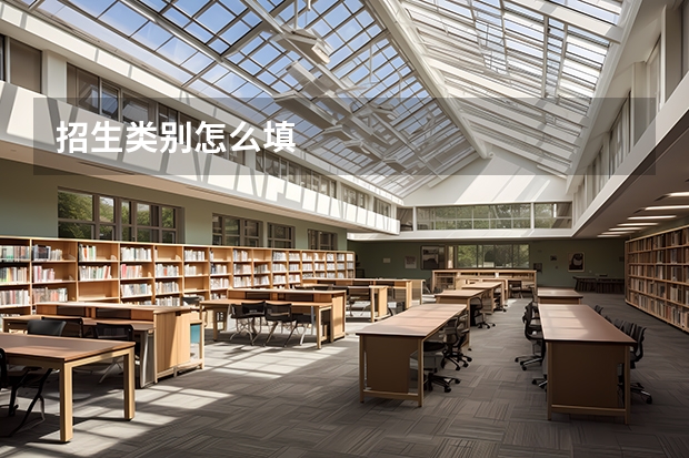 招生类别怎么填