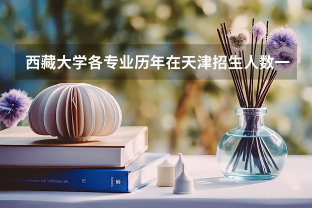 西藏大学各专业历年在天津招生人数一览