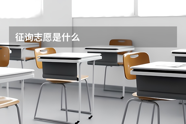 征询志愿是什么