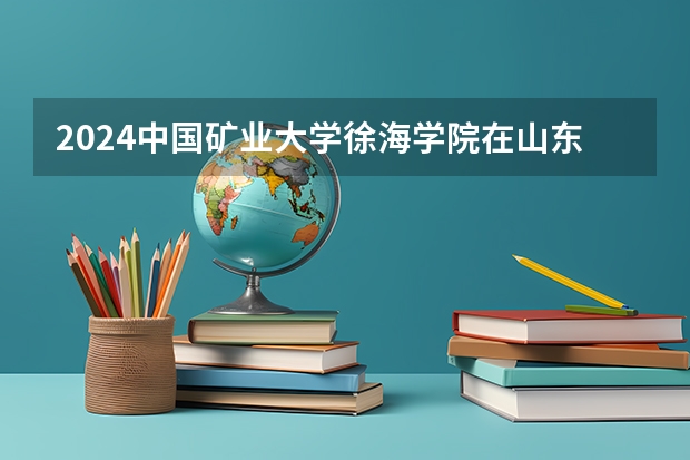 2024中国矿业大学徐海学院在山东招生计划(招生人数)