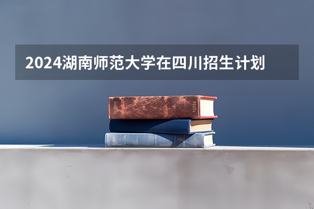 2024湖南师范大学在四川招生计划