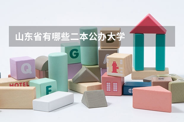 山东省有哪些二本公办大学