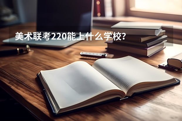 美术联考220能上什么学校？
