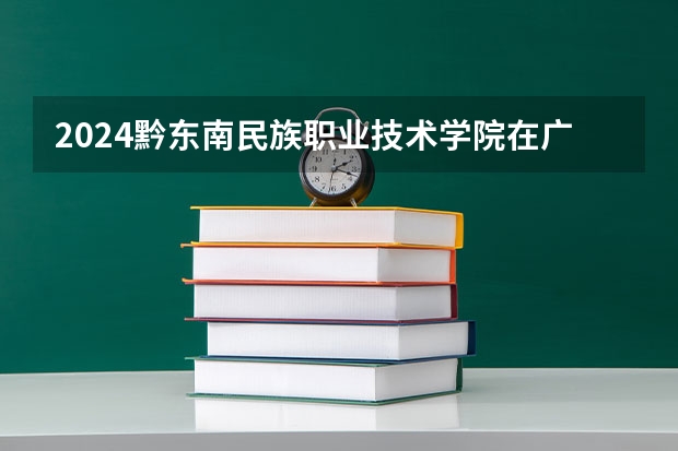 2024黔东南民族职业技术学院在广西招生计划