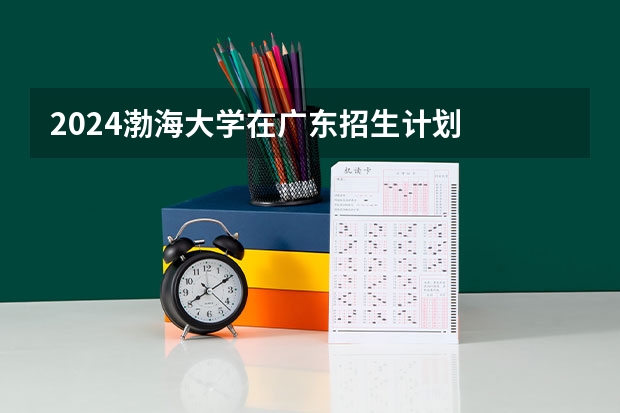 2024渤海大学在广东招生计划