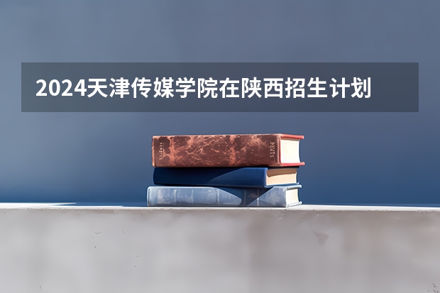 2024天津传媒学院在陕西招生计划