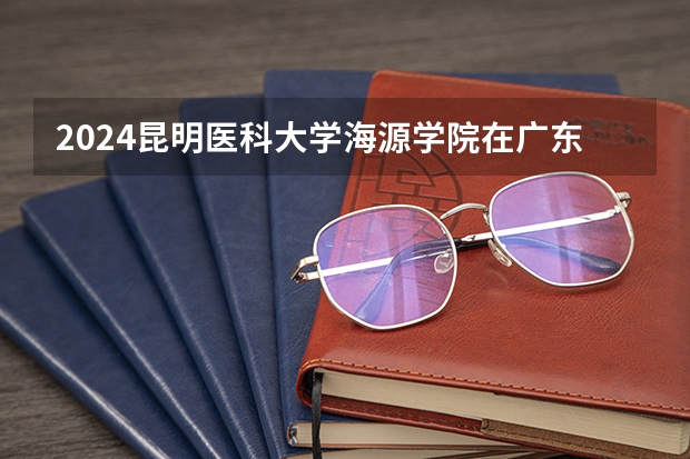 2024昆明医科大学海源学院在广东招生计划