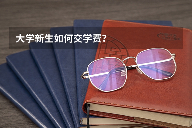 大学新生如何交学费？
