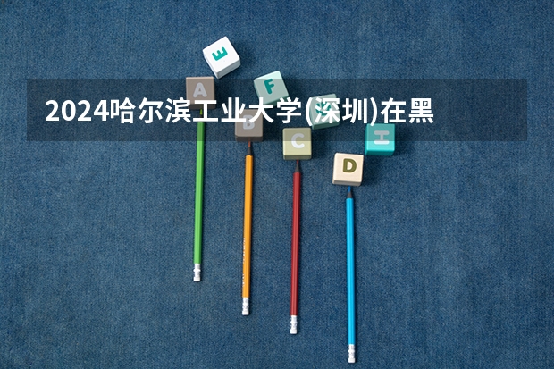 2024哈尔滨工业大学(深圳)在黑龙江招生计划