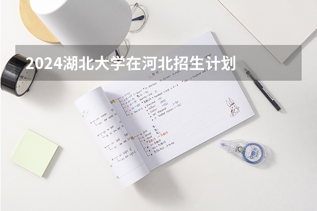 2024湖北大学在河北招生计划