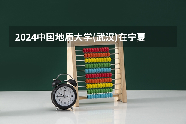 2024中国地质大学(武汉)在宁夏招生计划