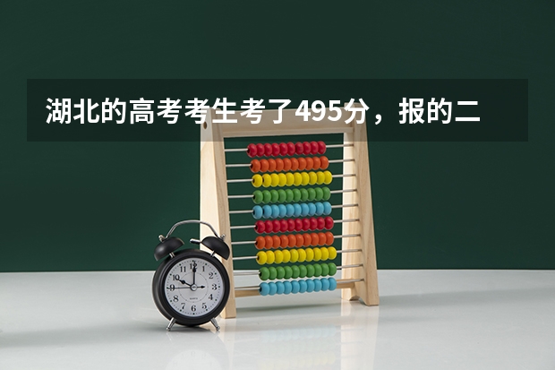 湖北的高考考生考了495分,报的二本二被退档了,现在填报征集志愿,该怎么填最保险???急!!!