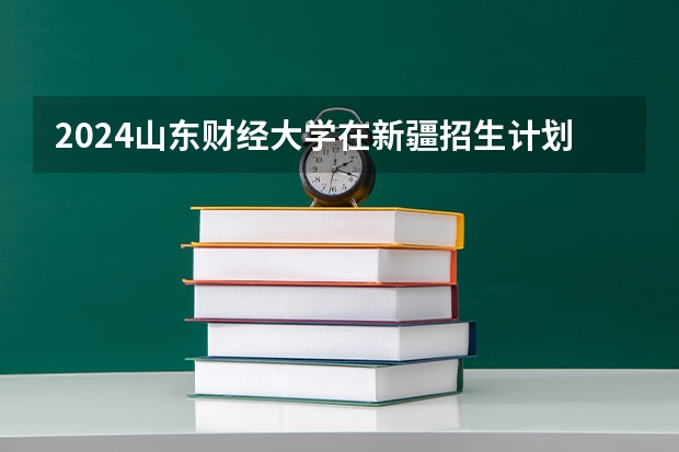 2024山东财经大学在新疆招生计划