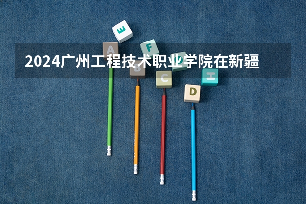 2024广州工程技术职业学院在新疆招生计划