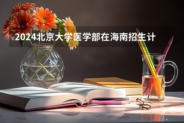 2024北京大学医学部在海南招生计划