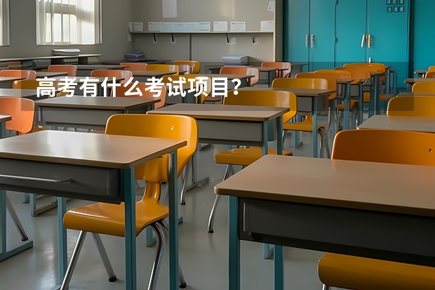 高考有什么考试项目?