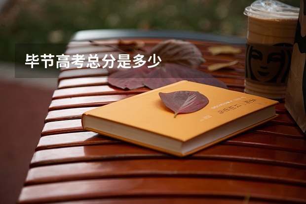 毕节高考总分是多少