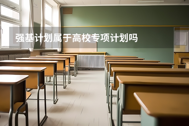 强基计划属于高校专项计划吗