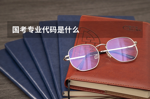 国考专业代码是什么
