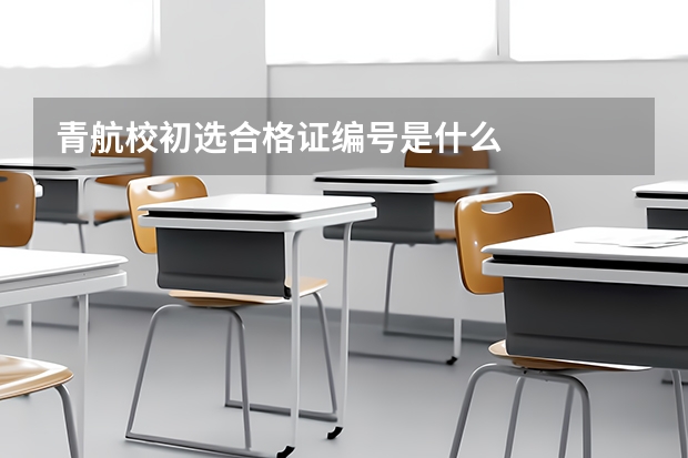 青航校初选合格证编号是什么