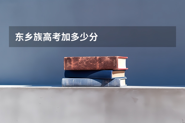 东乡族高考加多少分