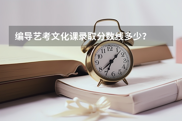 编导艺考文化课录取分数线多少？