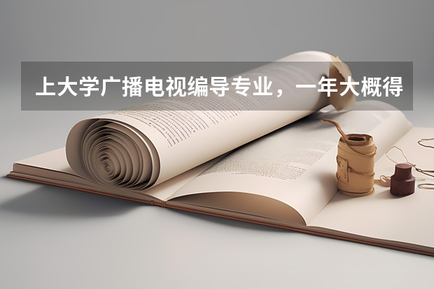上大学广播电视编导专业，一年大概得多少钱