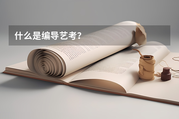 什么是编导艺考？