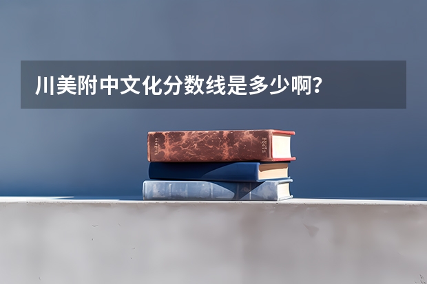 川美附中文化分数线是多少啊？
