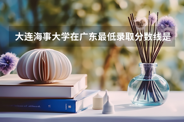 大连海事大学在广东最低录取分数线是多少