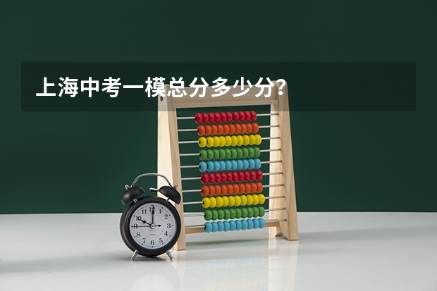 上海中考一模总分多少分？