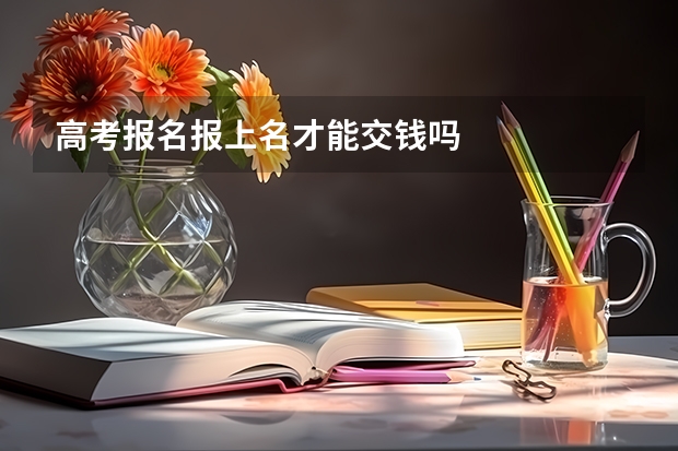 高考报名报上名才能交钱吗