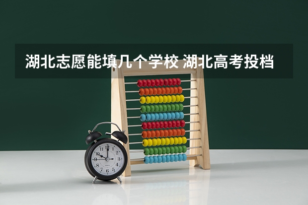 湖北志愿能填几个学校 湖北高考投档规则