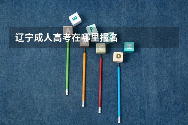 辽宁成人高考在哪里报名