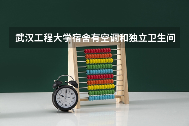 武汉工程大学宿舍有空调和独立卫生间吗