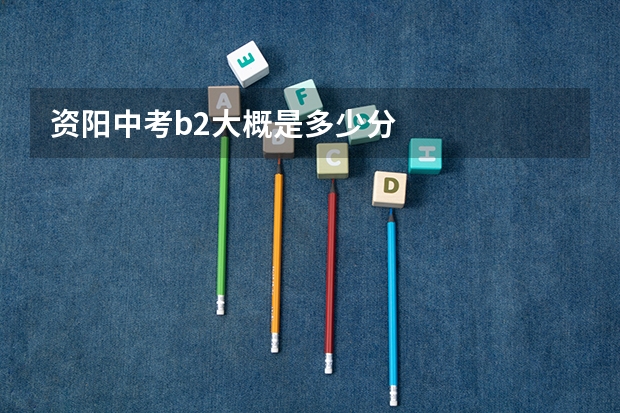 资阳中考b2大概是多少分