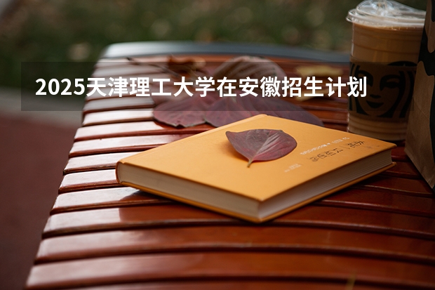 2025天津理工大学在安徽招生计划多少人