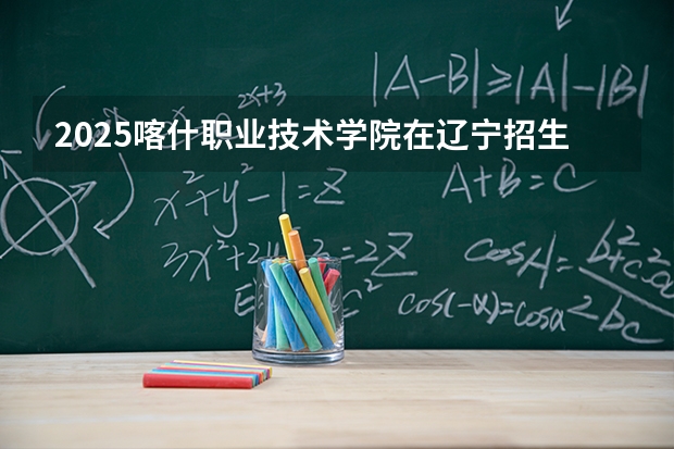 2025喀什职业技术学院在辽宁招生计划多少人
