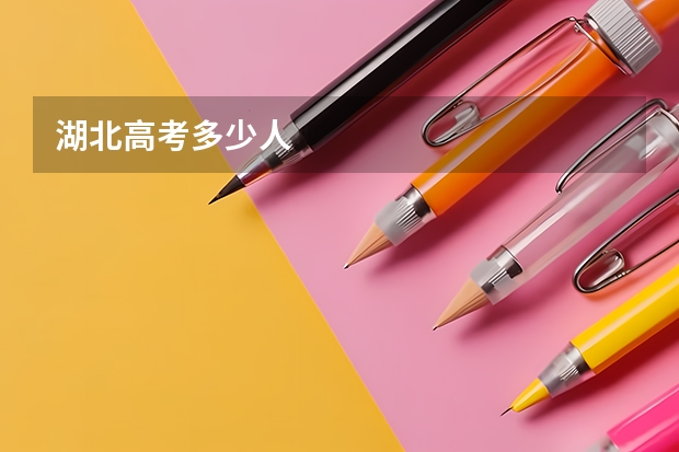 湖北高考多少人